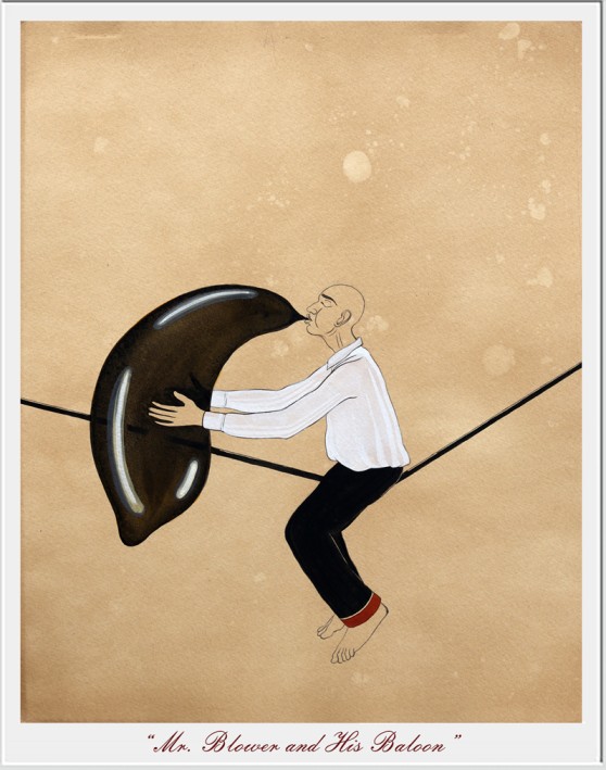 Mr. Blower and His Baloon from Funambulist : Story of A Dynamic Equilibrium Series