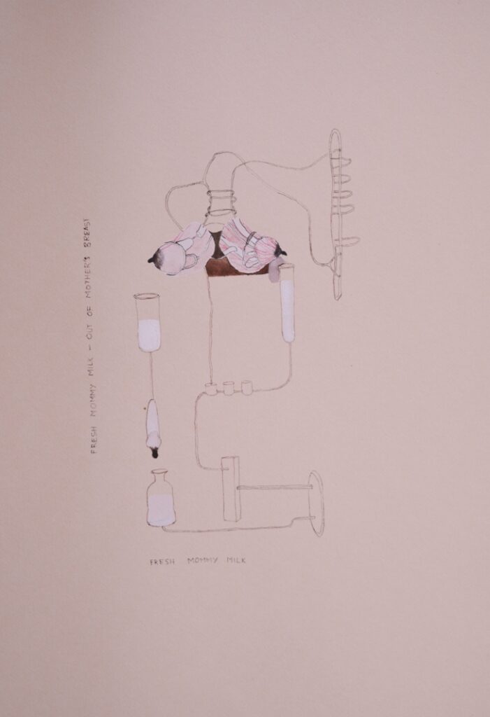 Milking Woman  