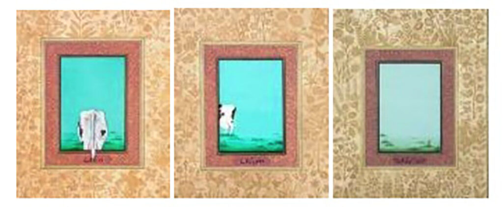 Lost Pages from the Baburnama Folio  