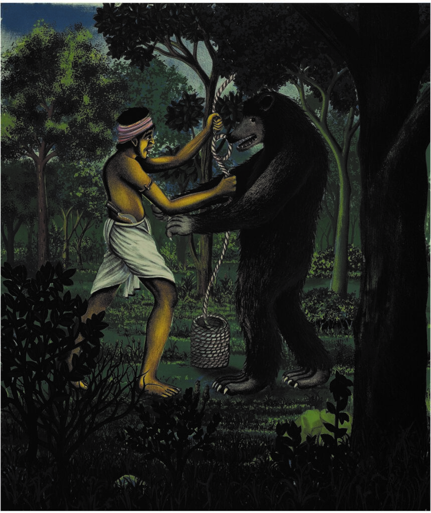 Man Fighting with a Bear 2 by Subrat Kumar Behera