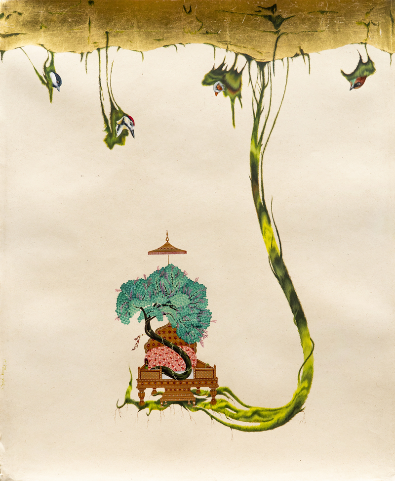 The Portrait of a Tree on a Throne IV 