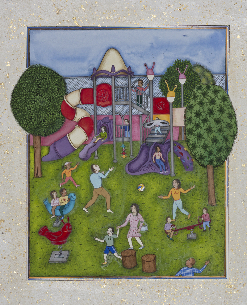 Sunday in the playground