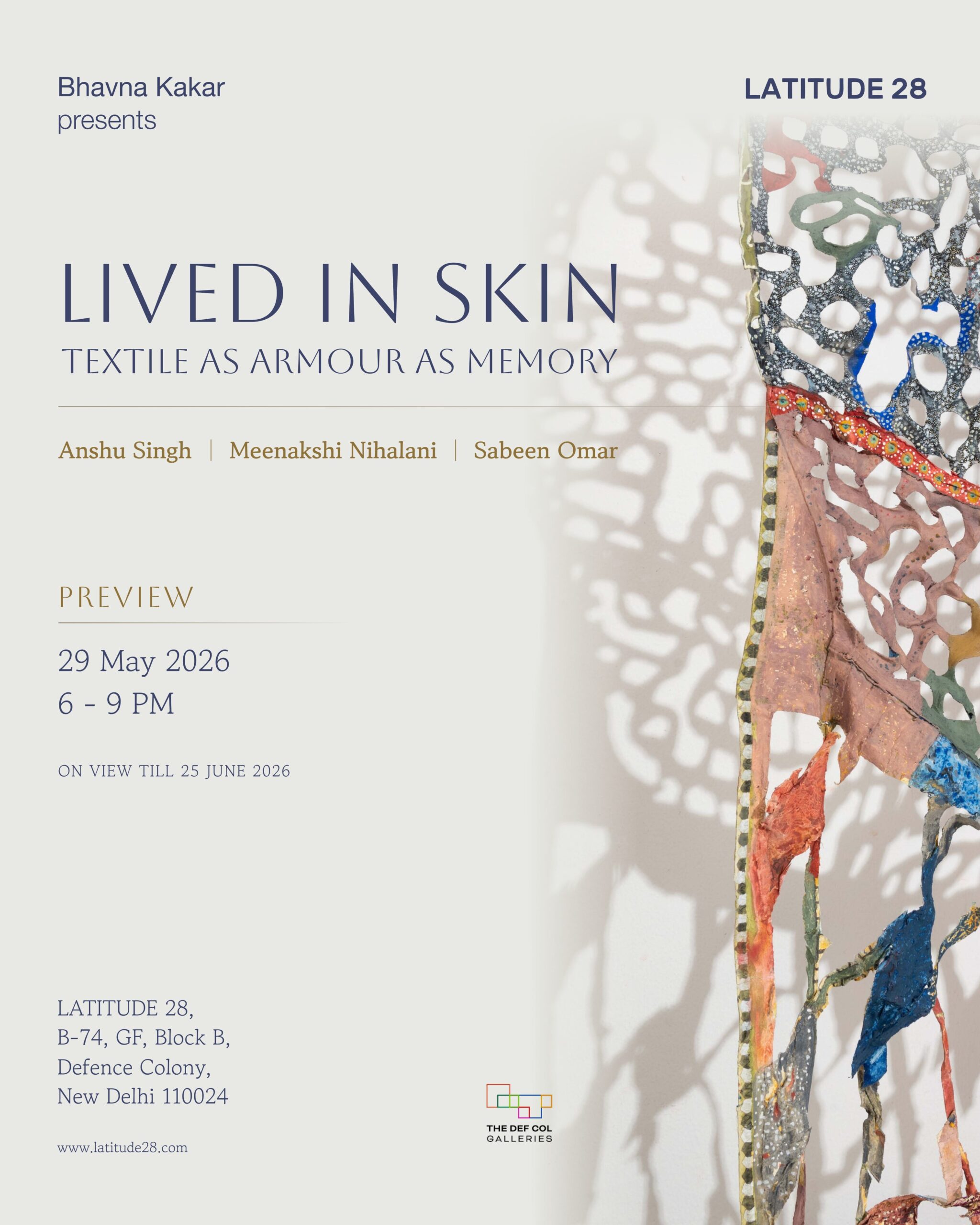 Lived-in Skin: Textile as Armour as Memory 